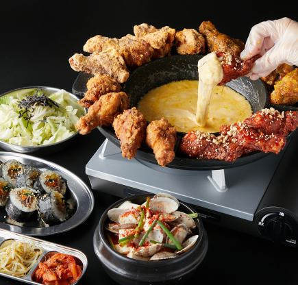 食べ放題プラン4,300円（税込4,730円）UFOチキン、チーズタッカルビなど75品　平日限定