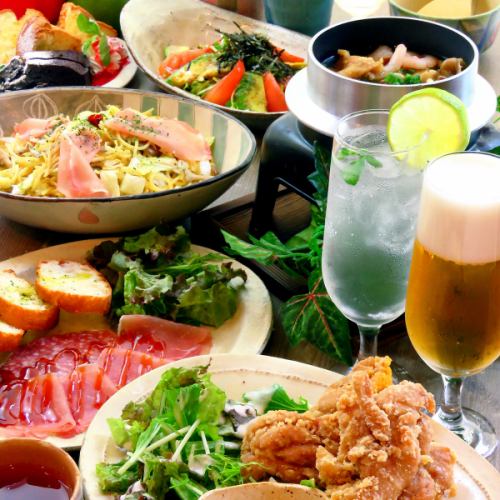선택할 디저트 & 식사 포함 ☆ [HAPPY 여자 회 코스】 120 분 음료 뷔페 포함 6 종 2980 엔