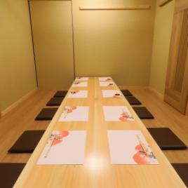 [Horigotatsu seating: 10 people] Enjoy a banquet for up to 10 people.