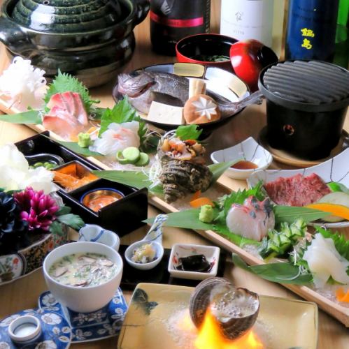 Courses from 6,000 yen that use the chef's carefully selected luxurious ingredients