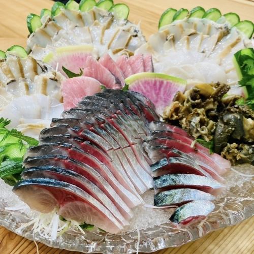 5種生魚片拼盤