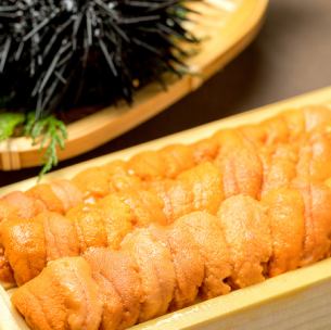 A box of sea urchin