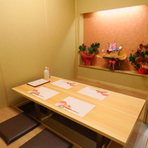 完全個室完備！少人数から最大12名様までご利用可能◎
