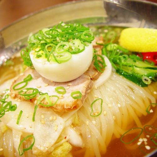 Cold noodles introduced on TV