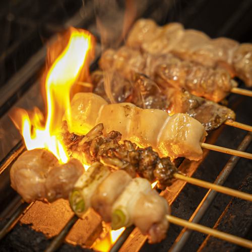 国産鶏の焼鳥1串180円～♪