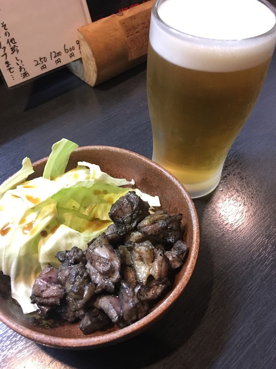 Compatibility between Toryiya chicken and Ebisu draft beer ◎