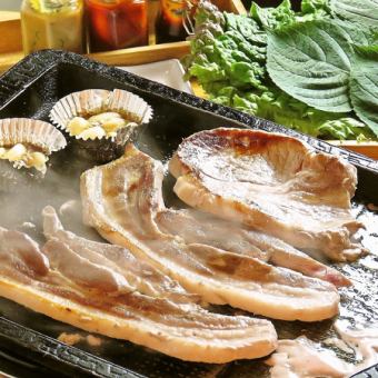 All-you-can-eat [All-you-can-eat Samgyeopsal course] 2,948 yen (tax included)