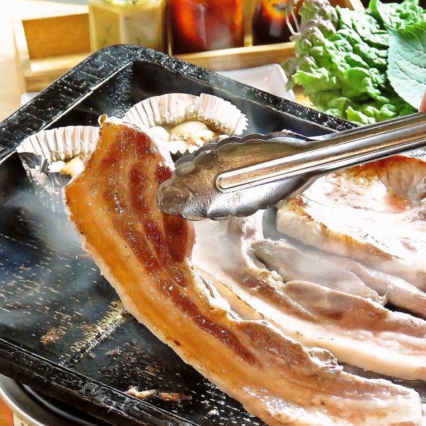 [Recommended!] All-you-can-eat samgyeopsal course