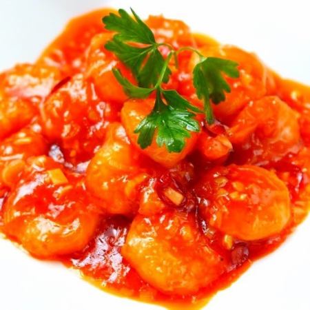Shrimp chili sauce (half / normal size)