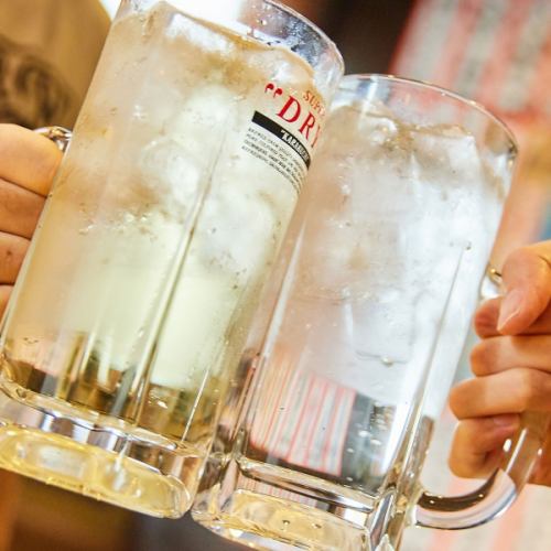 <p>【マル八のドリンクは超リーズナブル】沖縄名物のオリオンビールは毎日いつでも何杯飲んでも1杯188円（税別）！飲み会で人気のドリンクハイボールもいつでも何杯飲んでも1杯88円（税別）！もちろん定番のサワーや焼酎・日本酒・梅酒・日本酒・ソフトドリンクまで豊富なラインナップのドリンクをご用意しております。</p>