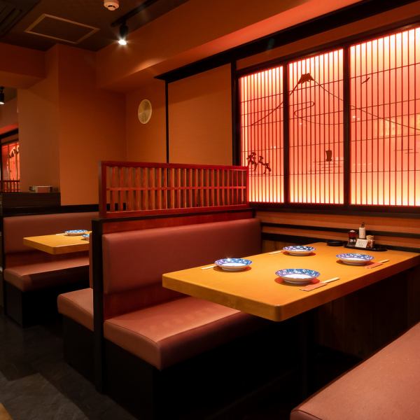 [Smoking seats available] Table seats with a calm atmosphere are partitioned so you can relax.Perfect for a casual meal with family or friends.