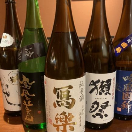 【プレミアム飲み放題】全国のおすすめ地酒10種以上◎  2,500円