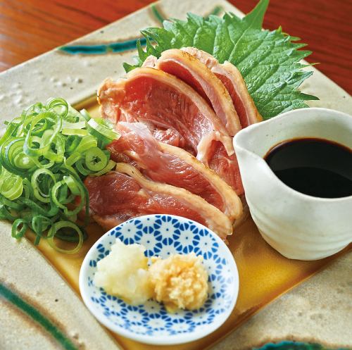 《鹿児島名物！》鶏たたき刺