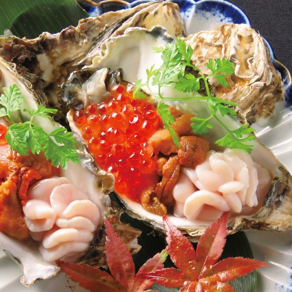 牡蠣の豪華盛り