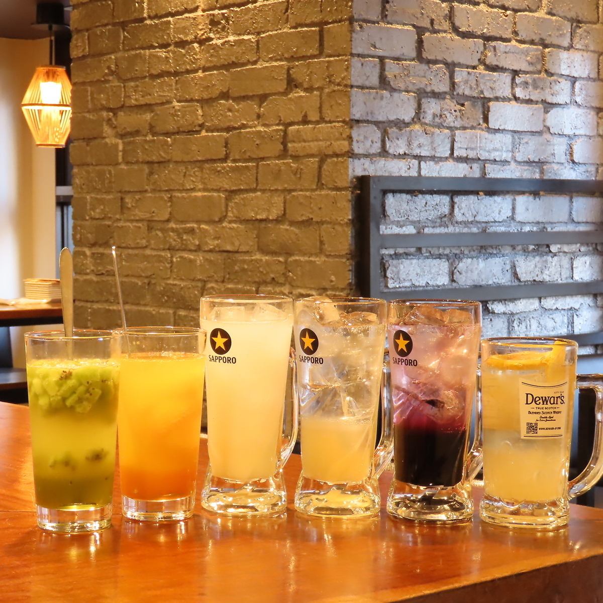 女性のお客様にも大好評！果実酒や微アルコールドリンクなど♪