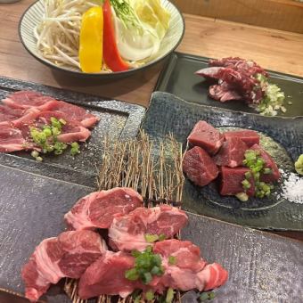 ☆羊羊贅沢コース☆♪人気特製お肉5品の他、おつまみ、デザート等充実の<全10品>6300円(税込)