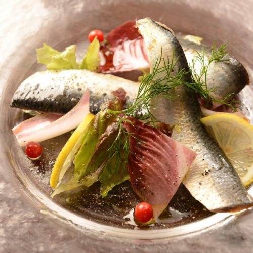 Sardinian marinade of true sardines