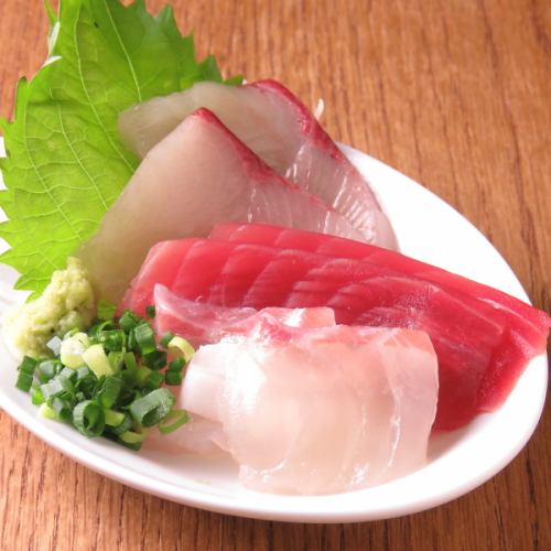 Assortment of 3 Kinds of Sashimi