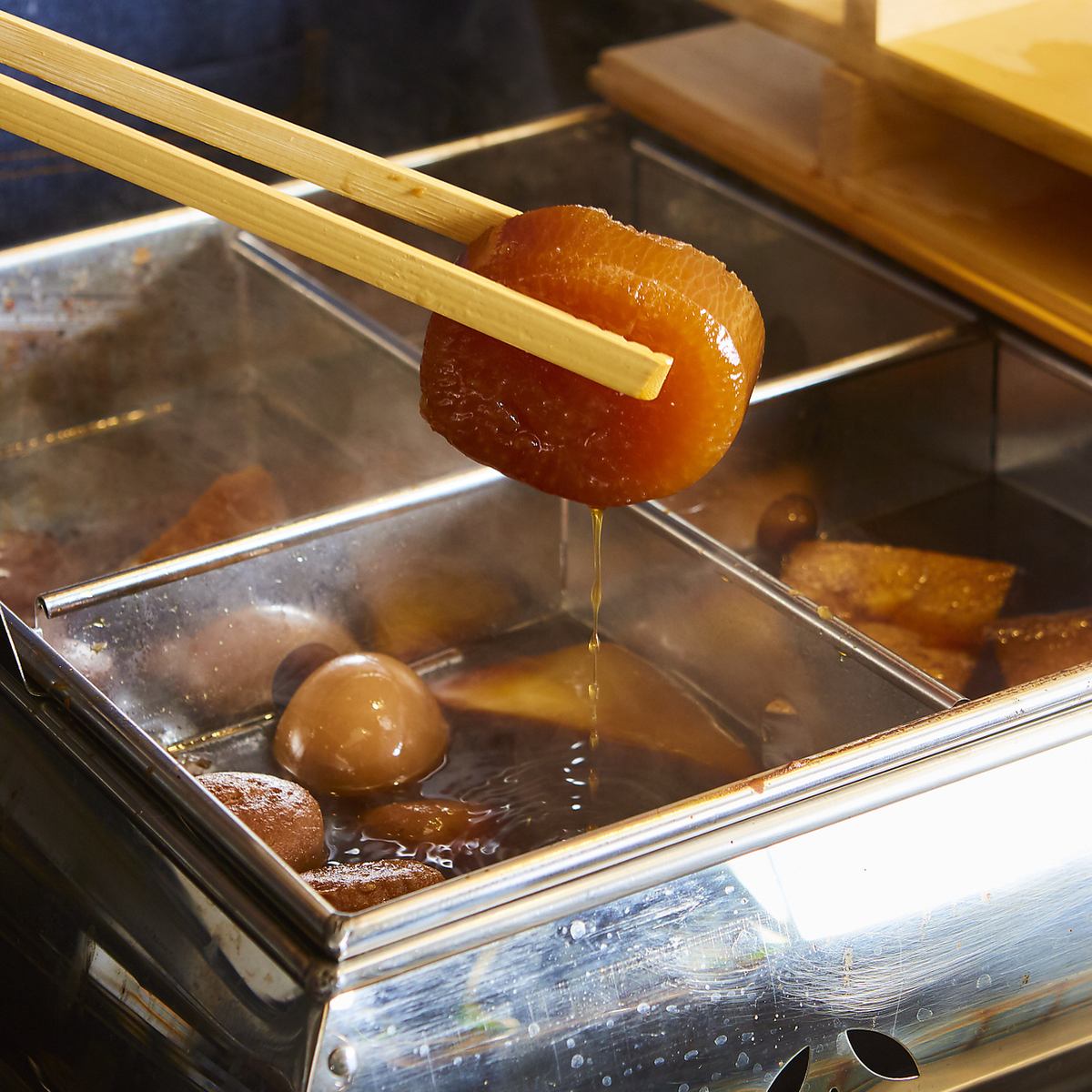 A one-cup ponshu that goes perfectly with the sour oden!