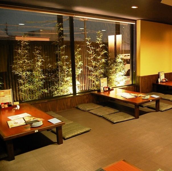[From 3 to 70 people! Large and small private rooms are available!] We have private rooms of various sizes, including private rooms for small groups of 3 to 4 people, private rooms for 10 to 15 people, and private rooms for up to 70 people.You can enjoy a party without worrying about the surroundings at the horigotatsu with a calm atmosphere!