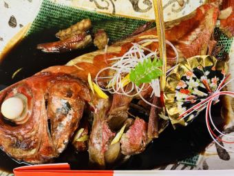 【金目鯛の祝い膳】金運招福！煮♪お祝い祈願☆運気上昇に！