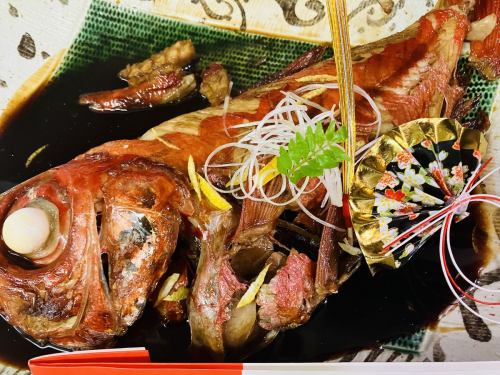 【金目鯛の祝い膳】金運招福！煮♪お祝い祈願☆運気上昇に！