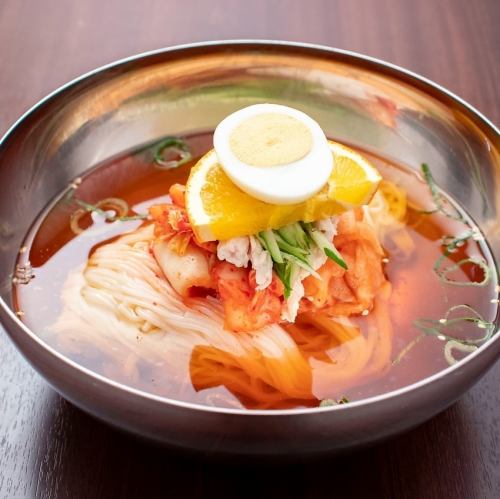 오리지널 냉면에 비빈면, 스프에 밥도 준비♪