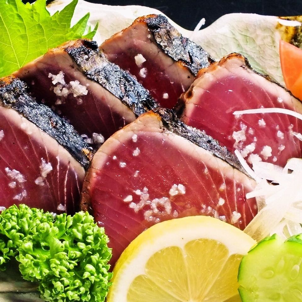 Thick sliced salted bonito purchased from Susaki and Kure are exquisite!