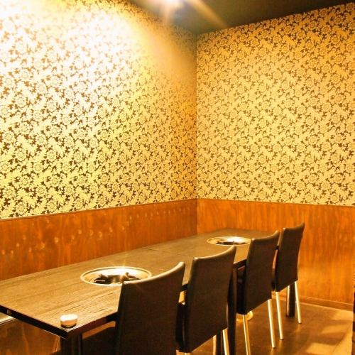A popular semi-private room can accommodate up to 12 people