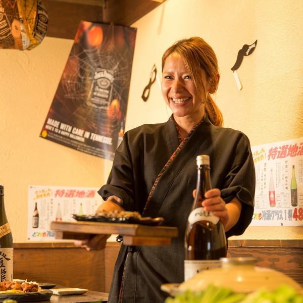 The cheerful staff will make you excited! There are 5 counter seats as well as banquets, and conversation seems to be lively.There is a sense of privacy, and it seems that you can enjoy your meal alone.