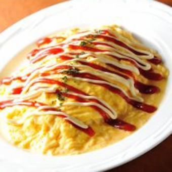蓬松的omle米饭