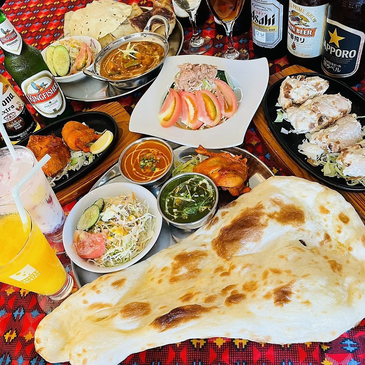 Enjoy authentic Indian and Nepalese food "curry" for lunch and dinner at Sayamagaoka ♪