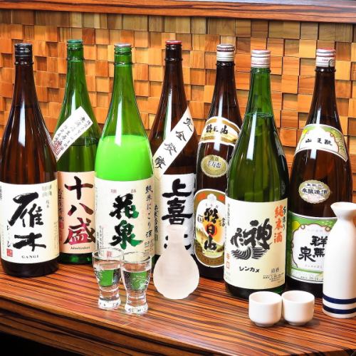 We have delicious sake all over the country!