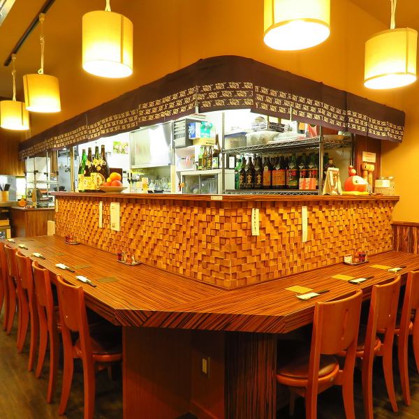 [Singles are also welcome; there are 7 seats at the counter] Come and have a drink after work! The counter seats are popular with friends and couples, and are the perfect space to enjoy a leisurely meal.This is a popular seat for regular customers, so make sure to make a reservation early!