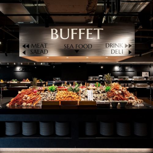 【贅沢ブッフェ】<180分制>タラバ蟹含む150種超の焼肉&和洋中ブッフェ 19500円→17000円