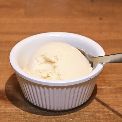 バニラアイス