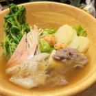 牛肉と野菜盛合の煮込んスープ