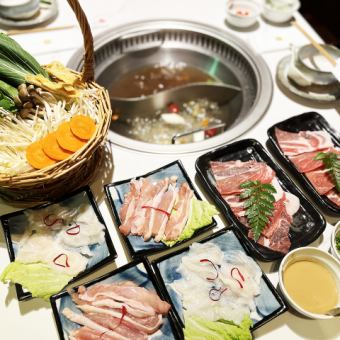 期間限定フェアー　薬膳の旬味食べ放題コース  通常価格 4,980円 → お得な価格 3,680円
