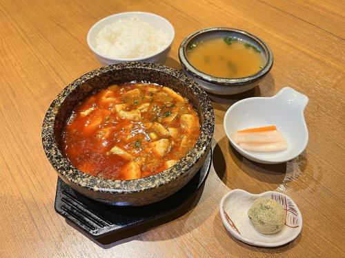 石鍋麻婆豆腐セット