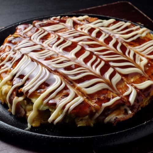來音屋でしか味わえないこだわりのお好み焼!