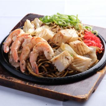 海老イカ海鮮焼きそば