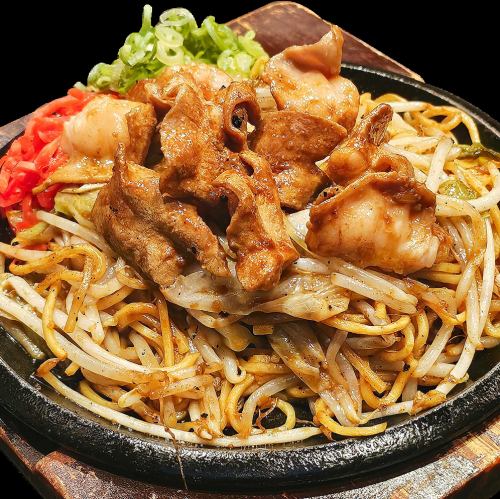 牛ホルモン焼きそば