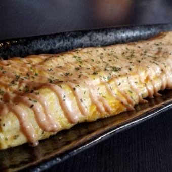 【鉄板で焼く 玉子焼】明太チーズ玉子焼