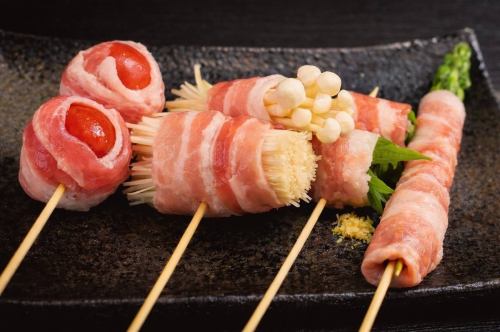 旨味凝縮！鉄板焼串！