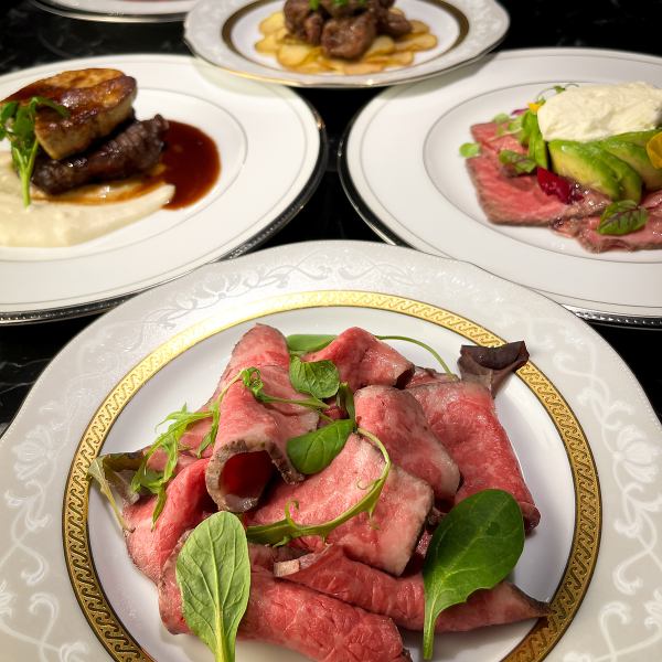 A variety of carefully selected meat dishes served in a variety of cooking methods★
