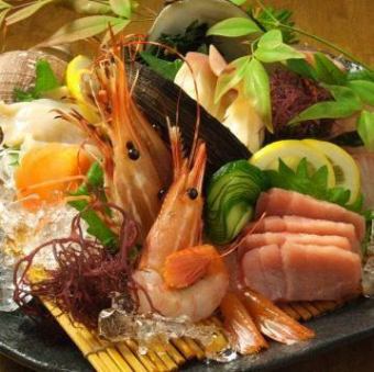 Various seasonal sashimi