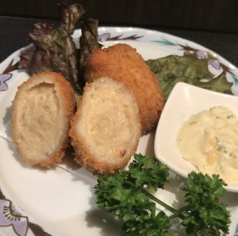 Crab miso cream croquette