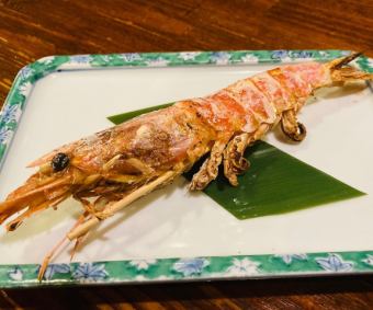 大赤海老鬼殻焼き(1本)