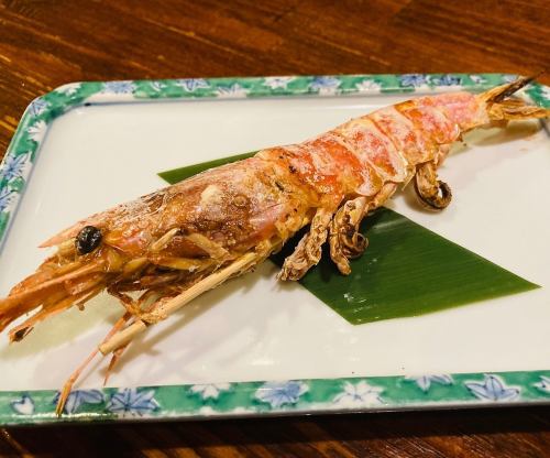 大赤海老鬼殻焼き(1本)