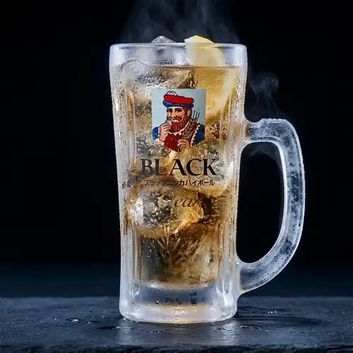 当店自慢の強炭酸ハイボール！ジョッキもキンキンに冷えてます！